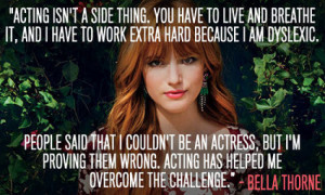 Acting Helped Bella Thorne embrace her Dyslexia and overcome the ...