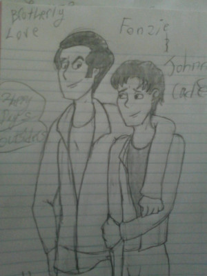 Johnny Cade From The Outsiders Drawings Arthur fonzarelli and johnny