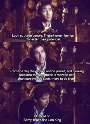 Doctor Who - Quote - Lion King
