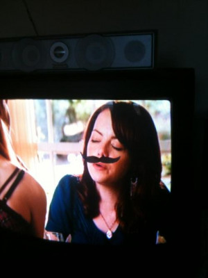 ... movie drinking game attach a mustache to the tape a mustache to your
