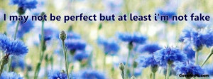 may not be perfect Facebook Cover