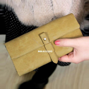 ... Casual Women's Retro Nubuck Leather Purse Long Wallet Card Bag 18263 F