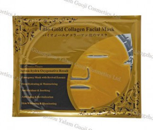 24K Gold Face Mask For Anti Aging / Wrinkle With Rose Essencial Oil