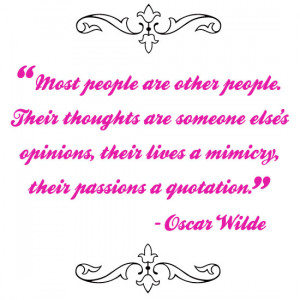 Quotes :: Oscar Wilde