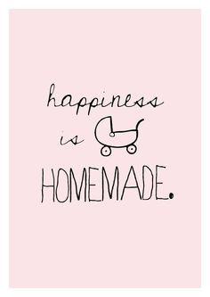 Happiness is homemade quote poster print, Typography Posters, Home ...