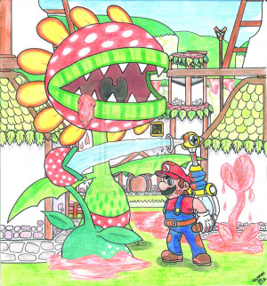Back > Gallery For > Petey Piranha Paper Mario Sticker Star