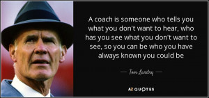 Tom Landry Football Quotes