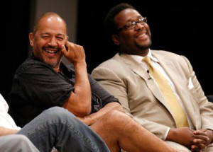 Clark Johnson and Wendell Pierce at event of The Wire (2002)