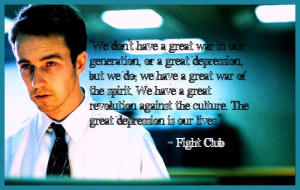 Fight Club Quotes You Are Not I love fight club,