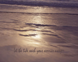 Summer Sunset Quotes Beach sunset, quote print,