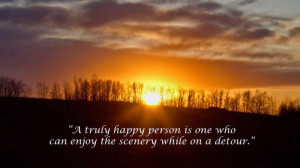 Some people are content in the midst of deprivation and danger while ...