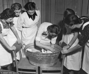 women at are taught how to properly wash their 'genetically desirable ...