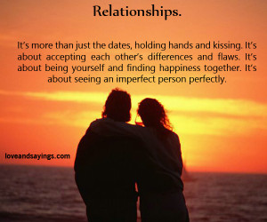 It’s about Being yourself And Finding Happiness Together