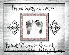 ... footprints (8x10) - 3 sets of footprints (11x14) - 4 sets of