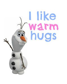 Frozen Olaf I Like Warm Hugs Printable by RachelsMagicalPrints, £3.00