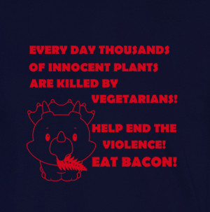 ... Eat Bacon Womens American Apparel Tee, T-Shirt Funny Humour Quotes