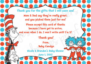 Quotes For Thank You Cards For A Baby Shower ~ Popular items for baby ...