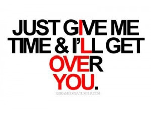 broken, give me, heart, hurt, love, over, over you, time, you