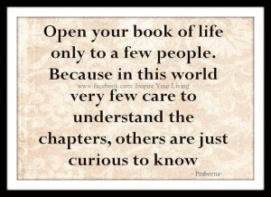 ... the chapters, others are just curious to know. ” ~ Author Unknown
