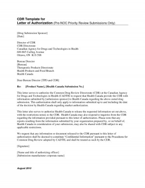 Authorization Letter To Act On My Behalf