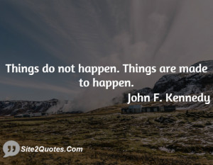Motivational Quotes - John F. Kennedy