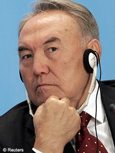 Kazakh President Nursultan Nazarbayev attends 63rd session of the ...