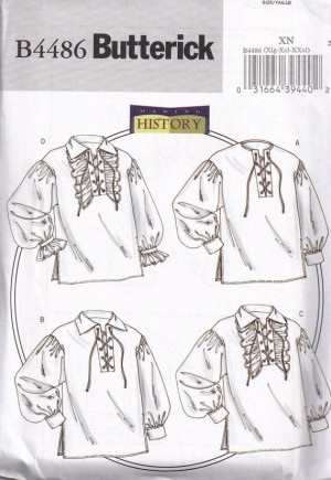 ... Sewing Pattern, Renaissance Pirates, Poets Shirts, Pirates Historical