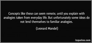 seem remote, until you explain with analogies taken from everyday life ...