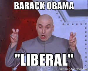 Dr. Evil Air Quotes - barack obama 