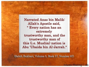 Sahih bukhari volume 5 book 57 number 87