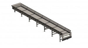 slider bed conveyor standard slider bed conveyors ship with two e stop ...