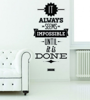 Mandela Quote Wall decal on Wanelo