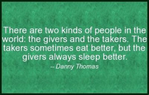 Words of Wisdom] Danny Thomas - Givers and Takers