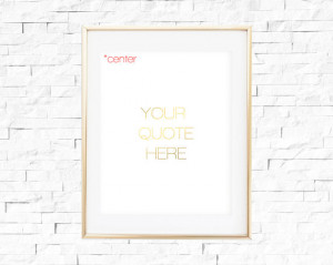 SALE / Custom Foil Print / Wall Art / Custom Quotes / Personalized ...