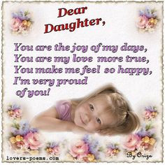 for my daughter | ... daughter, birthday quotes son, birthday poem for ...