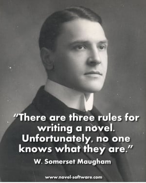 Best Writing Quotes - the rules of writing a novel