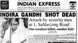 Riots began hours after Indira Gandhi's assassination