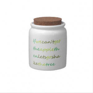 Quality products with quirky quotes candy jar