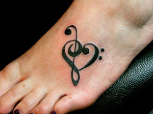 Lovely Foot Tattoo