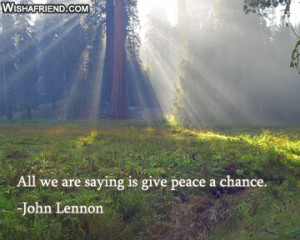 Peace Quotes For Myspace