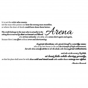 The Man in the Arena Quote