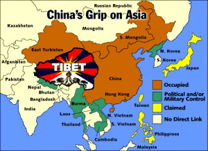 map is from International Tibet Independence Movement (this is a ...