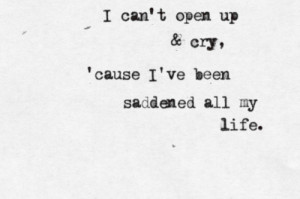 Most popular tags for this image include: cry, sad, life, Lyrics and ...