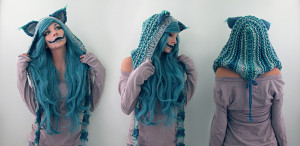 kitty cat creepy cosplay DIY makeup Alice In Wonderland Cheshire Cat ...