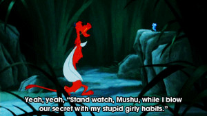 and modern, there is simply no topping Mushu, our wisecracking Chinese ...