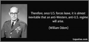 More William Odom Quotes