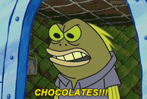 ... spongebob spongebob squarepants omfg Chocolates chocolate with nuts