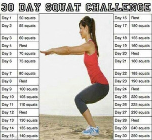30 Day squat challenge