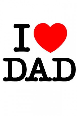 Love Dad iPhone Wallpaper