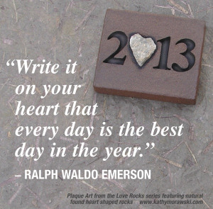 Emerson Quote. Plaque from the Love Rocks series featuring natural ...